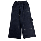 double-knee big denim carpenter pants
