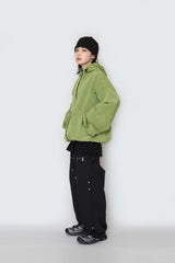 Monoon hooded windbreaker