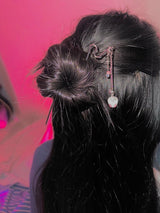 Bunny fantasy ornamental hairpin (2color)