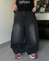 TC Patch Work Banding Denim Pants (3C)