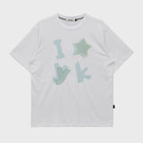 YK スターアップリケ半袖Tシャツ