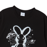 25SS SOLO RABBIT ALIEN SHORT SLEEVE T-SHIRT BLACK