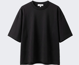 オーバーフィットクールドライバックスリットスリーブTシャツ ブラック