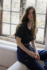 Mose punching blouse_black