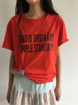 スタジオ レタリング Tシャツ(4color)