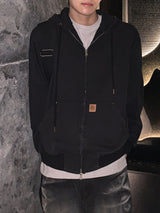 Cb Patch Work Hooded Jumper