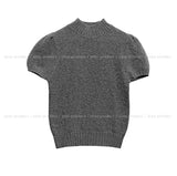 Ond Angora Half Turtleneck Knit Warmer Set