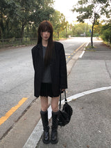 [MADE] Molded Suede Button Jacket