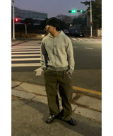 Stripe Knit Zip-Up