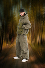 SPECIAL HOODED SEAM SEALING JACKET KHAKI