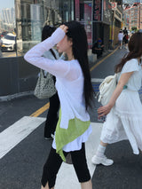 リーフスリットカプリパンツ (1c)