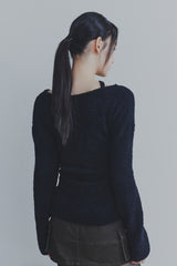 RUBY HOOK OVER KNIT black