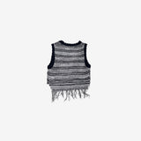 Miju's Fringe Sleeveless Knitwear