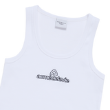 25SS ROUNDING SYMBOL LOGO WOMAN SLEEVELESS WHITE