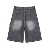 BTB : ウェーブウォッシングカーペンターショーツ [GRAY CORE] [UNISEX]
