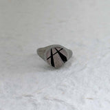Etched Mark Signet Ring
