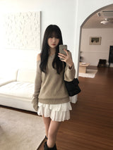 Neff Off-Shoulder Knitwear (3 colors)