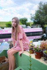 Checky Pajama set / Red