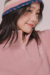 フリースプルオーバーTシャツ(Pink)