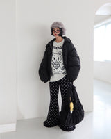 [UNISEX] エアブルゾン オーバーサイズフィット シャーリングパディング