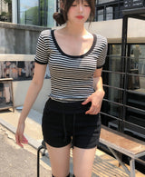 Week Banding Cotton Shorts