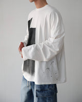 PAINT OVERSIZED FIT LONG SLEEVE T-SHIRT