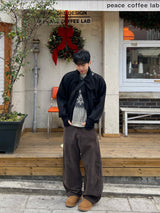 Aki Wool Collar Warmer Winter Blouson (2 Colors)