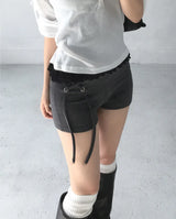 ロールアップヘンリーネック2wayTシャツ(6 colors)