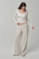 Clear Mind Square Top, White
