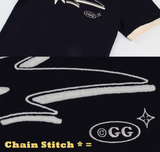 シューティングスターリンガーTシャツ @ ネイビー * アイボリー