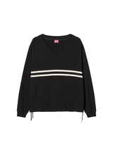 COZY VネックL/S (ブラック)