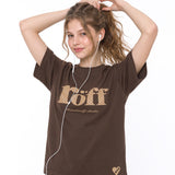 ロフ タイプ プレイ ドット Tシャツ [CHOCO CRUNCH]