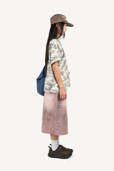 Camo print oversized t-shirt