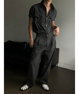 [S/S]ピグメントウェスタンマッスルフィットハーフシャツ(3color)