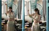 [ 3-piece / dress mood ] sieta rope halter bikini