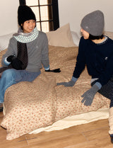 HAIRY KNIT BEANIE (GRAY)