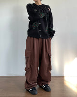 メイビッグカーゴナッピングスウェットパンツ