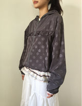  Polka Dot Frill Jumper (2color)