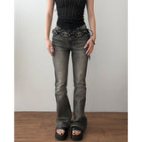 Drawing High-waist Bootscut