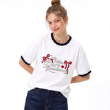 PURE RIBBON CALLI RINGER T-SHIRT (2color)
