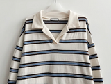 コグカラーダンガラカラー長袖Tシャツ