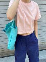 キャンディコットン クロップTシャツ