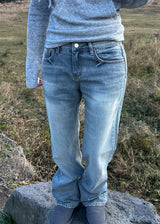 LOW SEMI BOOTS CUT DENIM