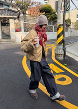 (WOOL) ROUGH DAMAGE KNIT