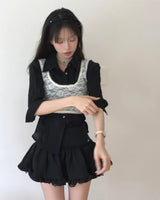 [♡MADE♡] sofiy half - low flare skirt