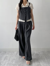 Onion Belted Wide Slacks