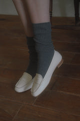 Basic cotton socks_charcoal