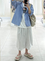 SIO two tuck bermuda sweat pants