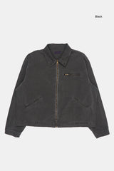 Scaddan pigment zip-up work jacket