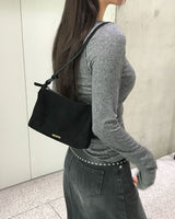 マロンレイヤードスタイルキャミソールセットロングスリーブTシャツ